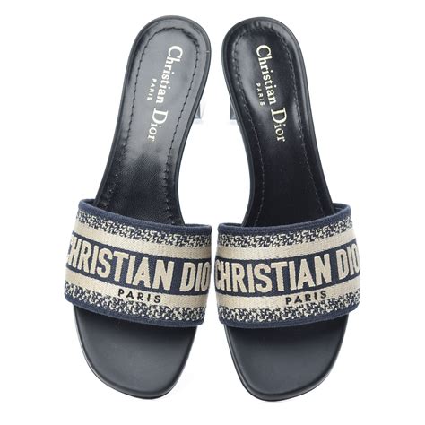 dior slides blue|christian Dior slippers women.